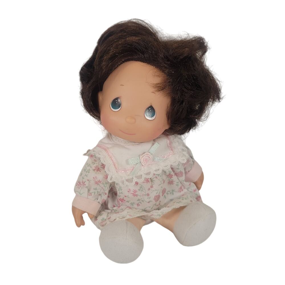 Precious Moments Doll 1992 PMI Rose Art 7" Floral Dress Collectible